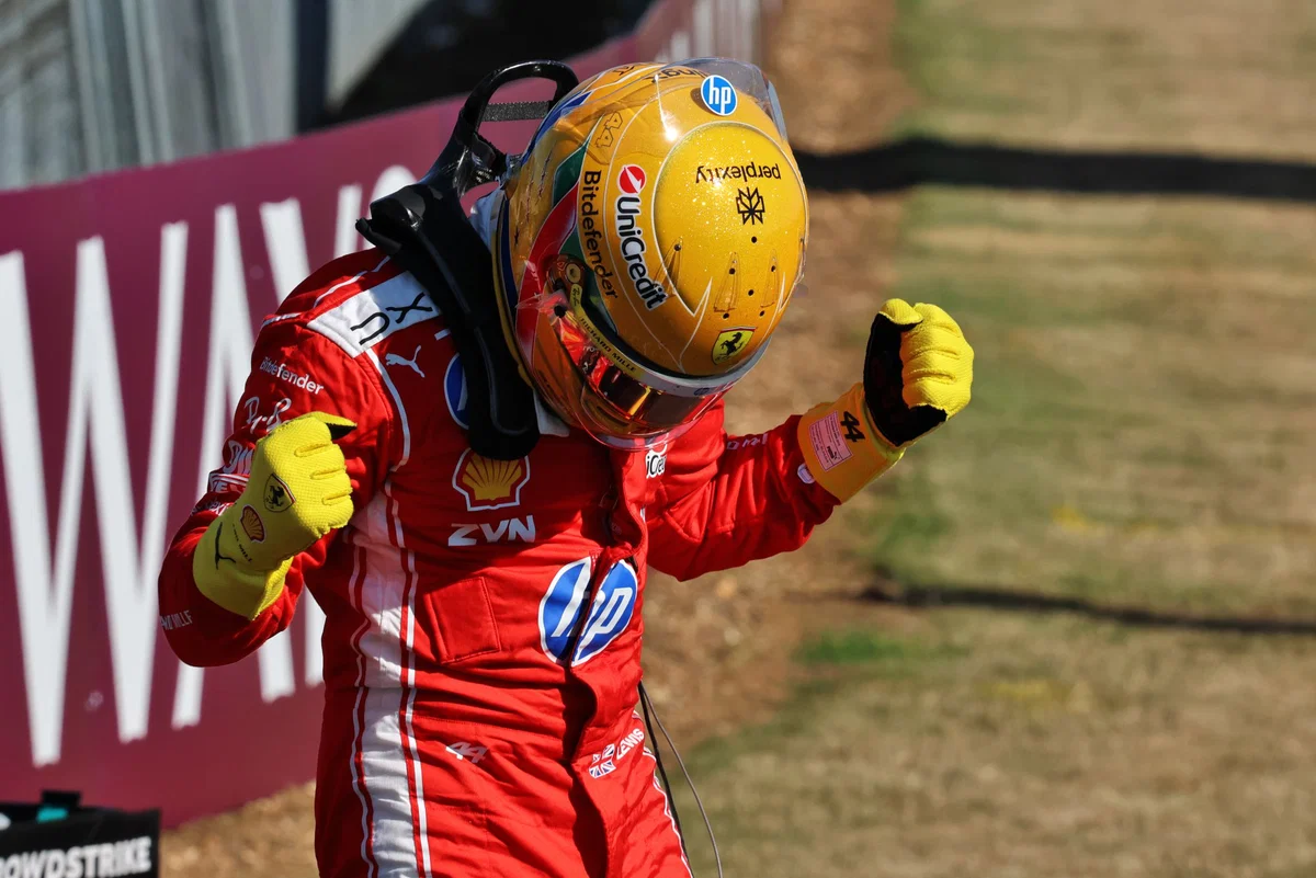 Lewis Hamilton beats Kimi Antonelli to Silverstone F1 sprint pole at British GP