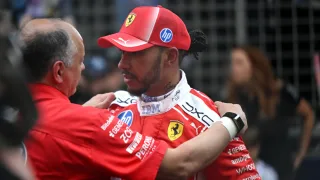 Lewis Hamilton called out for ‘undermining’ Fred Vasseur Ferrari leadership