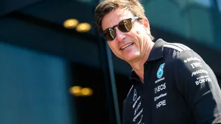 Toto Wolff turns heads at Silverstone with rare classic Mercedes estimated at $3.5million