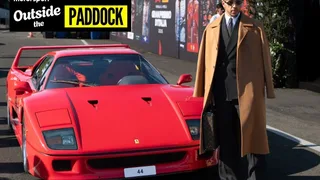 Lewis Hamilton's custom Monza outfit revealed after iconic Ferrari F40 photoshoot