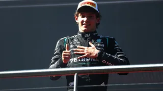 Kimi Antonelli's "precious" moment with father goes viral after Spanish GP win