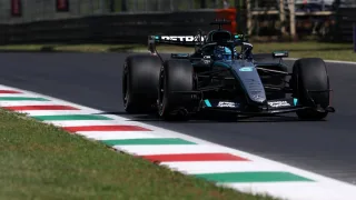 George Russell sets pace as Lewis Hamilton and Max Verstappen clash in final Monza F1 practice