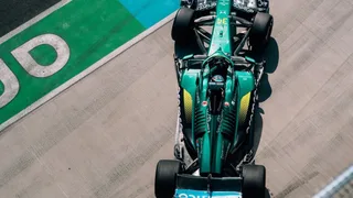 Aston Martin completes filming day with upgraded Honda engine