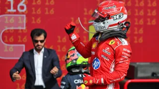 F1 Silverstone LIVE: Leclerc wins as Russell jumps Hamilton in safety car chaos at the British GP