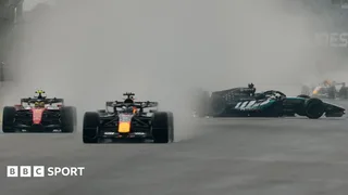 Verstappen wins sprint after Russell crashes out