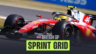 F1 starting grid: Hamilton pips Antonelli to Sprint pole at Silverstone