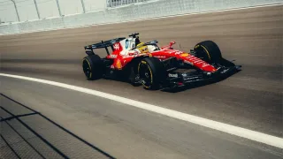 First look: Ferrari gives Madrid track its F1 debut in filming day