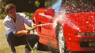 Senna's Acura NSX headed for the auction block