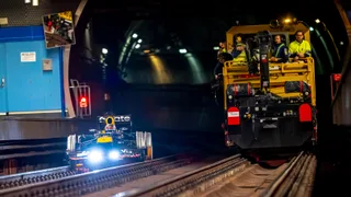 Red Bull now runs an F1 car through Madrid's metro