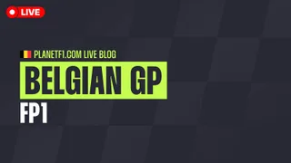 F1 Live: Relive all the action from FP1 at the Belgian Grand Prix