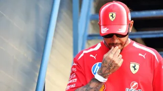 Lewis Hamilton’s telling one-word reply amid Christian Horner Ferrari links