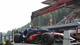 Hamilton: Ferrari F1 car "didn't feel the same" after Belgian GP practice crash