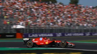 Ferrari gives Tifosi hope with strong showing in FP1 at Monza