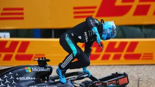 George Russell drops f-bomb at Mercedes in unheard F1 team radio fury at Belgian GP