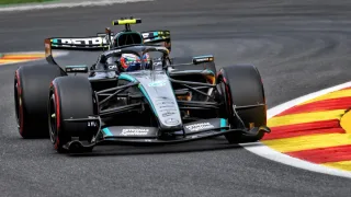 Kimi Antonelli puts Mercedes back on top in red-flagged F1 Belgian GP practice after Pierre Gasly crash