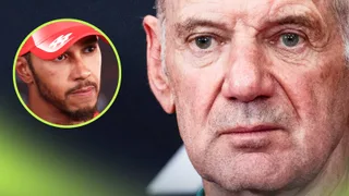 Adrian Newey inspects Lewis Hamilton’s Ferrari SF-26 at Hungarian Grand Prix
