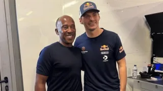 Lewis Hamilton's dad Anthony pays tribute to "friend" Max Verstappen at GT World Challenge race