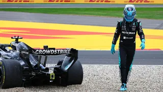 Russell laments ‘dangerous’ lack of power before race-ending collision