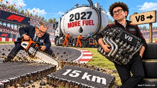 F1 Commission cuts 2027 race distance as V8 debate continues