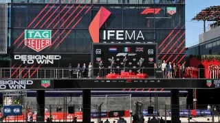 Prominent F1 photographer grabbed in choke hold by police at Spanish GP