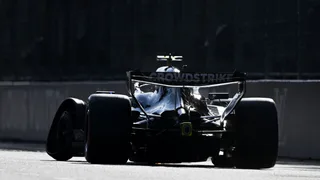 F1 Azerbaijan GP: George Russell takes dominant pole as Kimi Antonelli crashes out