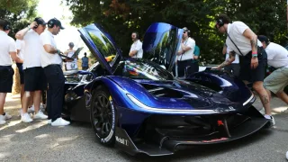 F1 legend Adrian Newey completes first run in radical Red Bull RB17 hypercar he designed at Goodwood