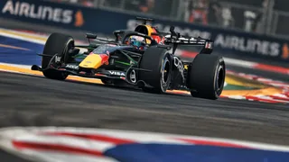 F1 Singapore Grand Prix sprint race starting grid