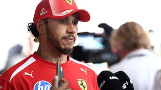 Hamilton demoted from front row for impeding Piastri