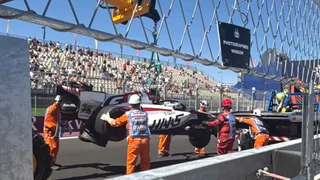 What it's like watching an F1 crash unfolding in front of you