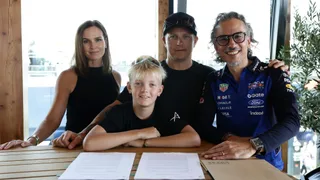 Kimi Raikkonen's son joins Red Bull