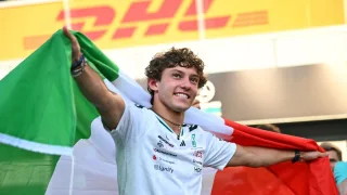 Kimi Antonelli’s unusual pasta celebration after Monza F1 win