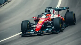 Watch Lewis Hamilton and Charles Leclerc's first full laps of F1's new Madring circuit
