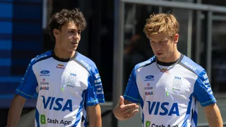 Liam Lawson and Arvid Lindblad surprise fans on easyJet flight after Belgian GP