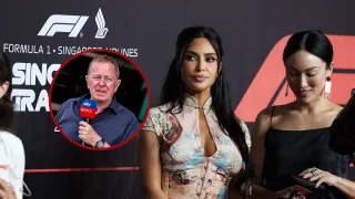 Martin Brundle finally succeeds in quest for Kim Kardashian interview